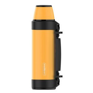 Portable Military Travel Teapot, Large Coffee Cup, Kettle – Yellow, 1200ML