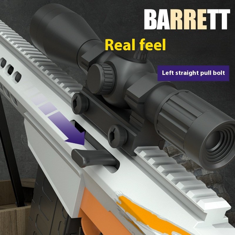 Throwing Shell Barrett Sniper Soft Bullet Gun Children's Toy - Image 3