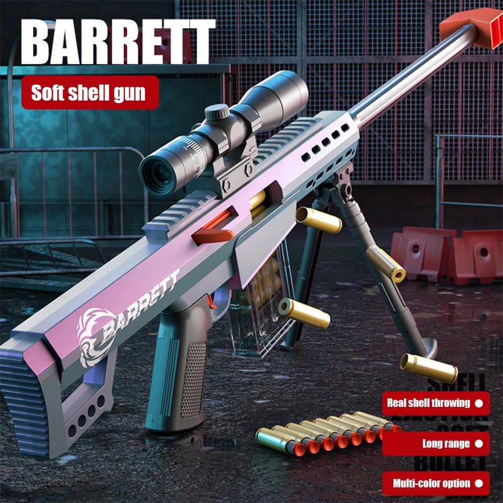 2024 Small Sniper Rifle Manual Loading Launchable Shell Ejection Soft Bullet Toy Gun Children And Boys Toys - Image 4