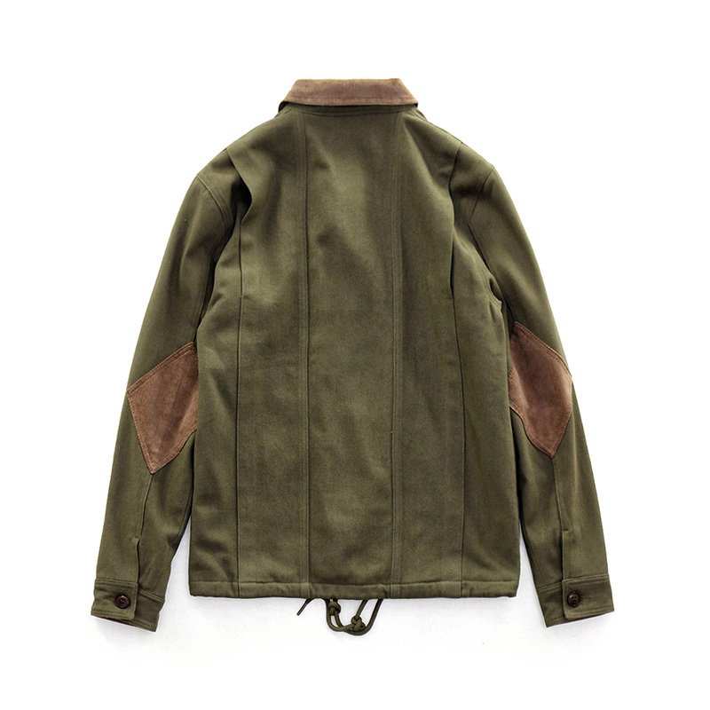 Corduroy Retro Military Style Multi-pocket Tooling Jacket - Image 2