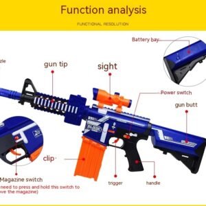 Electric Soft Bullet Gun Semi-automatic Toy Gun