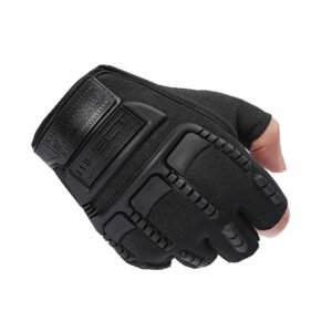SEAL Free Soldier Half Finger Gloves Outdoor Combat Training Non-slip – Free soldier black, Onesize
