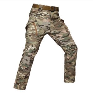 Tactical Pants Outdoor Assault Pants City Army Fan Pants Shark Skin Soft Shell Pants – Green, M