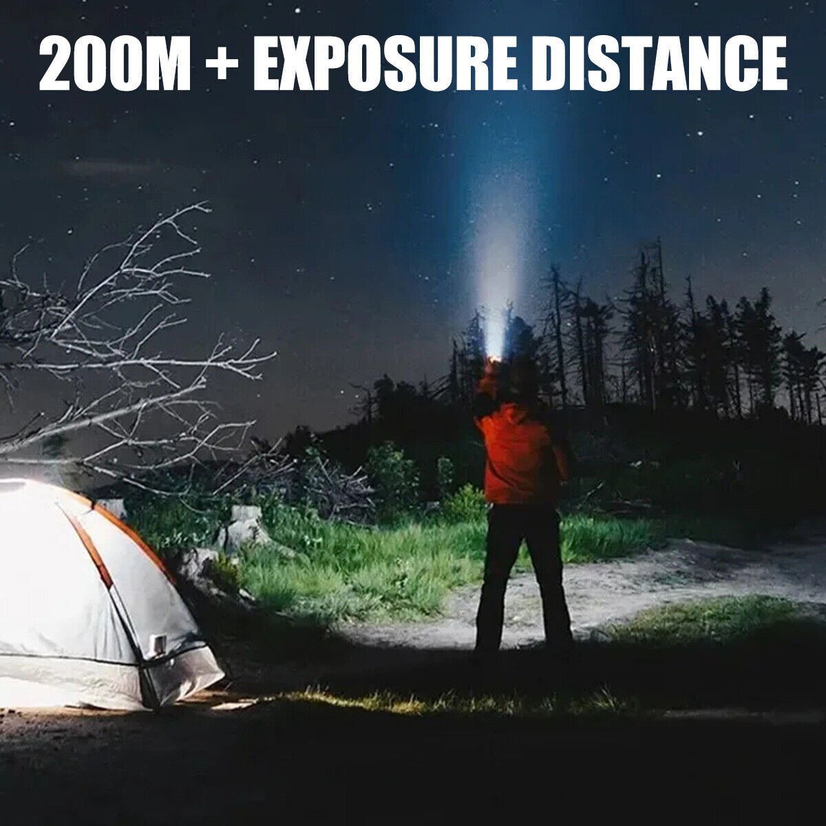 Mini Tactical LED Torch Super Bright Pocket Camping Flashlight USB Rechargeable - Image 2