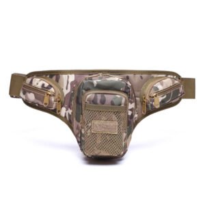 Waterproof Oxford Cloth Army Camouflage Style One-shoulder Messenger Journalist Photography Sports New Leg Bag – 8 Style