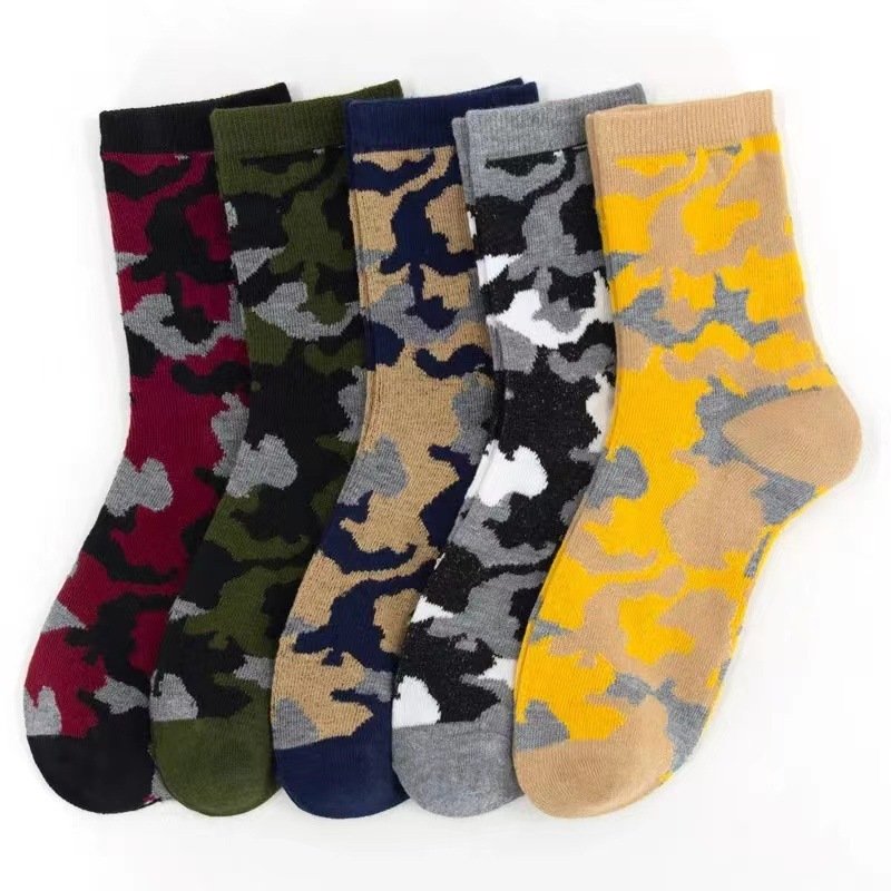 Military Training Polyester Cotton Tube Socks - Image 3