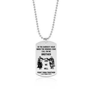 Stainless Steel Military Necklace Laser Engraving – NXD2