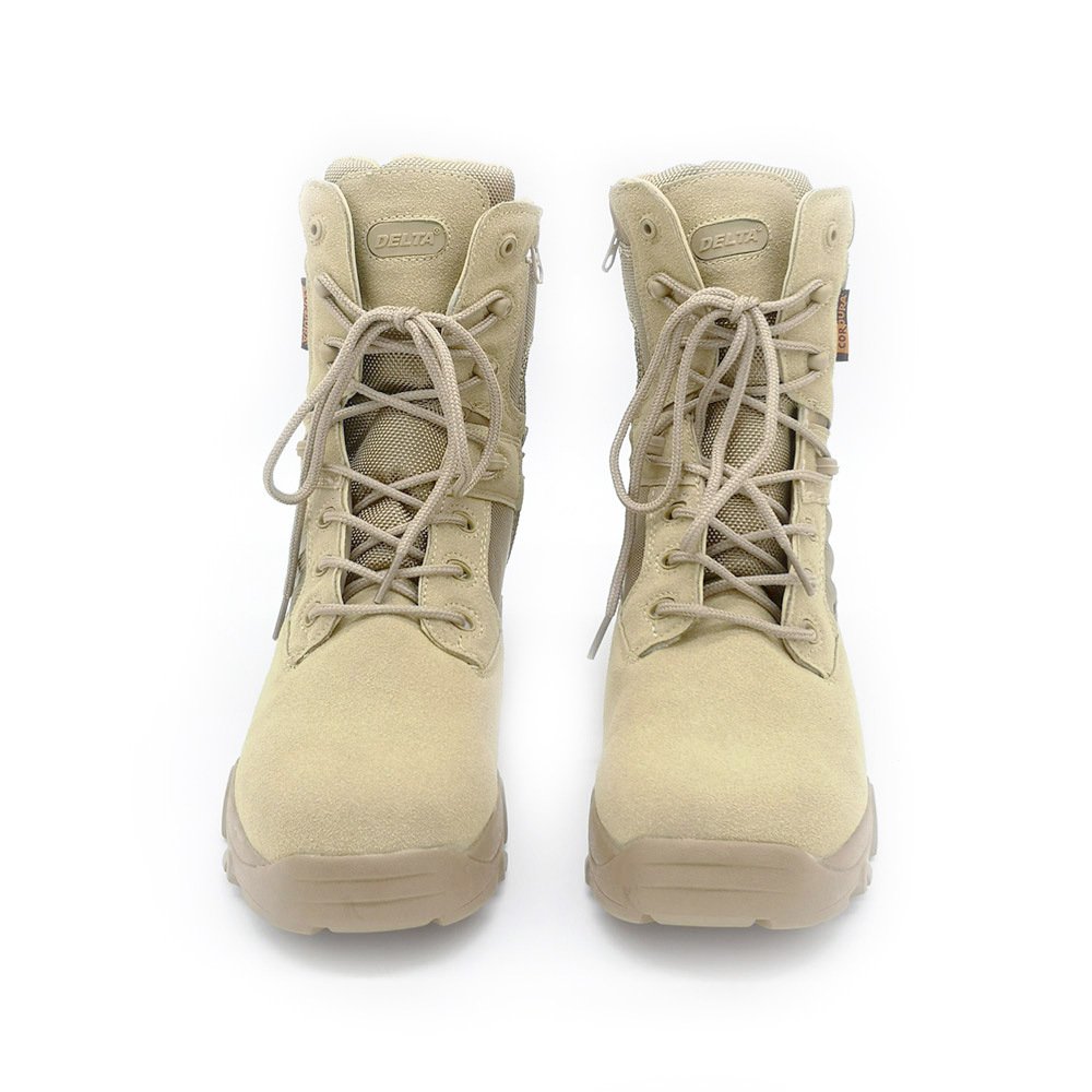 Men's Leather Suede Delta Military Boots - Image 6