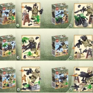 Small Particles Of Military Minifigures Assembled Children’s Toys – Coolsmith K106 bag, 6PCS