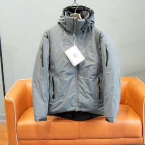 Men’s Outdoor Mountaineering Camping Thermal Technology Waterproof Fabric Down Jacket