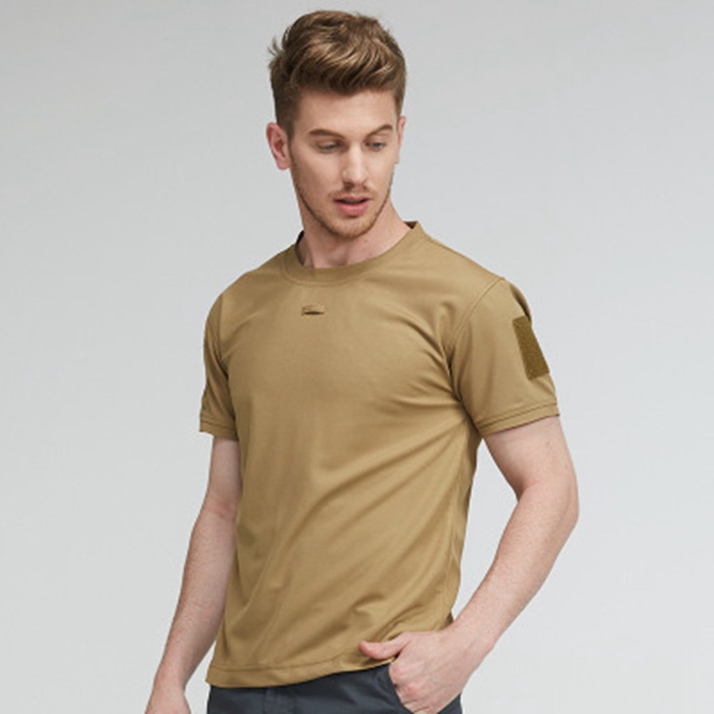 Loose Large Size Stretch Quick-drying Military Fan Training T-shirt - Image 2