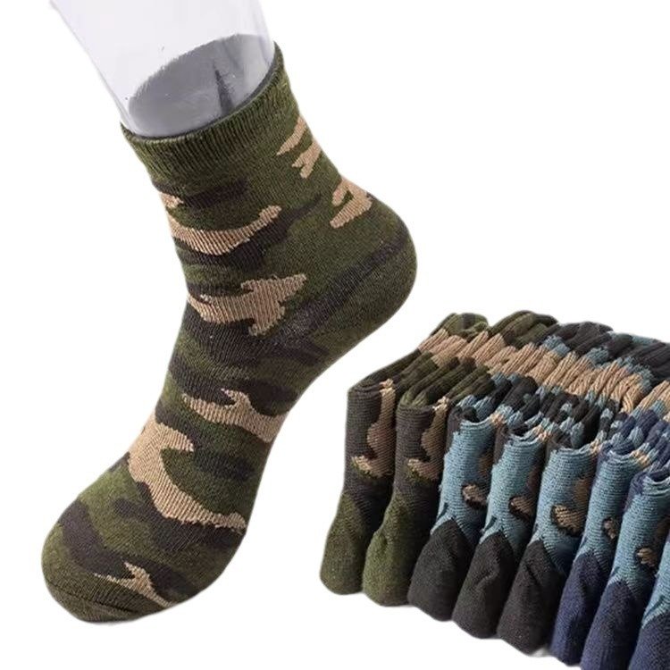 Military Training Polyester Cotton Tube Socks - Image 5