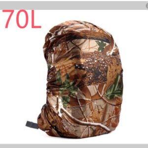 Waterproof Camo Backpack Cover – Leaves Camouflage, 70L