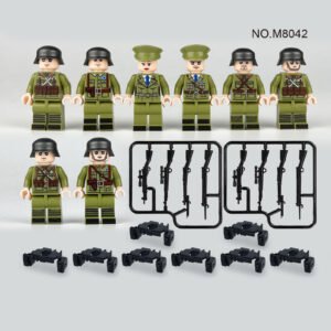 M8042 Military Series Military Officer Soldier Building Blocks
