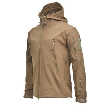 Men's Jacket Overalls Waterproof Fleece Camouflage Soft Shell Clothing Tactical Outdoor Keep Warm - Image 9