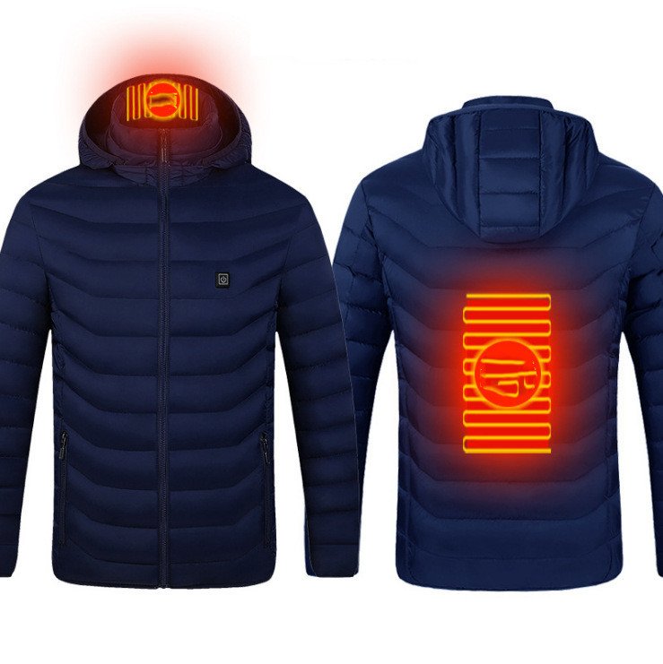 New Heated Jacket Coat USB Electric Jacket Cotton Heater Thermal Clothing Heating Vest - Image 6