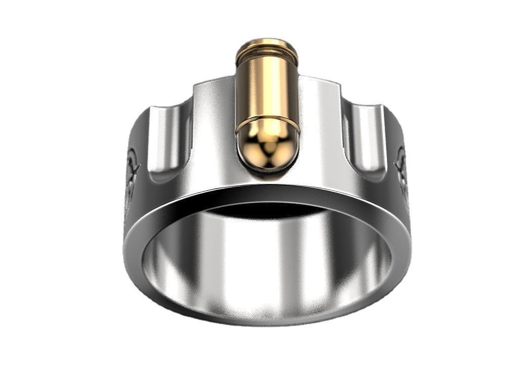 Creative Gold Bullet Metal Ring - Image 4