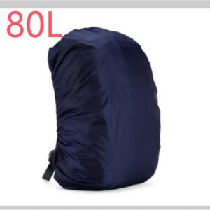 Waterproof Camo Backpack Cover – Navy Blue, 80L
