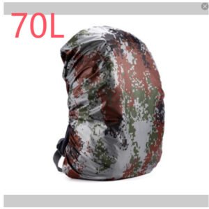 Waterproof Camo Backpack Cover – Digital Camouflage, 70L