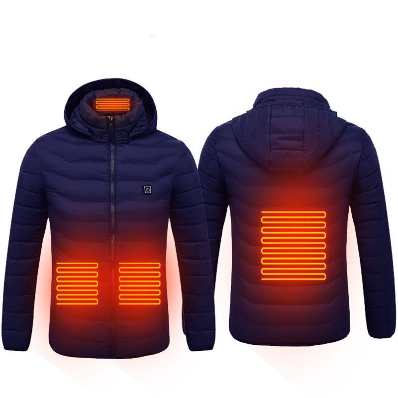 New Heated Jacket Coat USB Electric Jacket Cotton Heater Thermal Clothing Heating Vest - Image 7