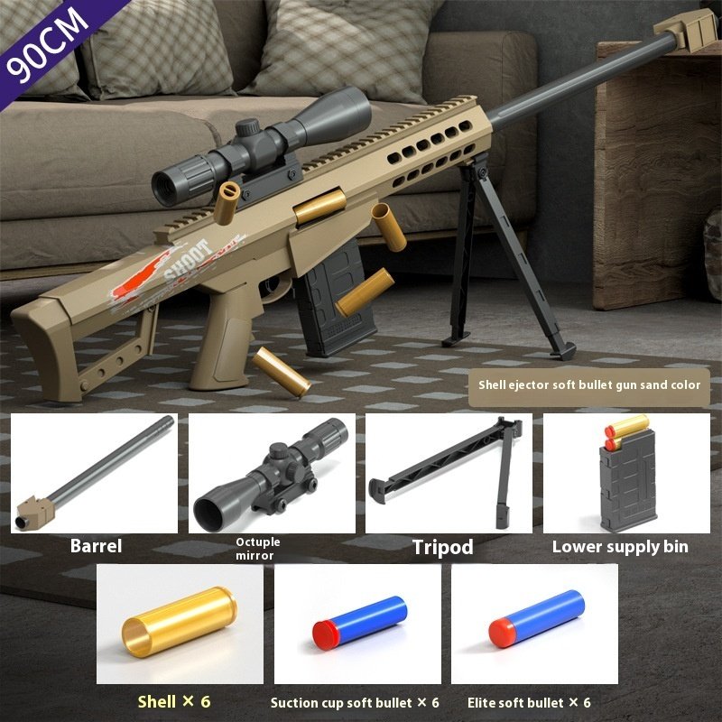 Throwing Shell Barrett Sniper Soft Bullet Gun Children's Toy - Image 8