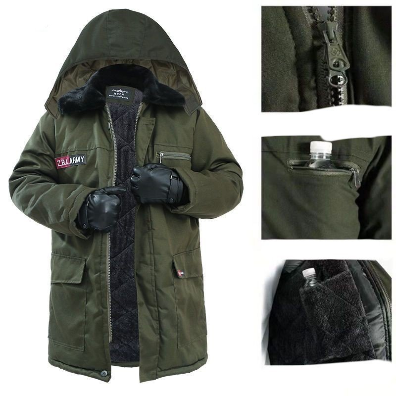 Thickened & Camouflage Army Cotton-padded Coat - Image 4