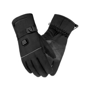 Winter Electric Heated Gloves Motorcycle Touch Screen Gloves – Ordinary battery, 3XL