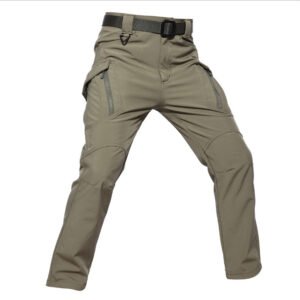 Tactical Pants Outdoor Assault Pants City Army Fan Pants Shark Skin Soft Shell Pants – CP color, M