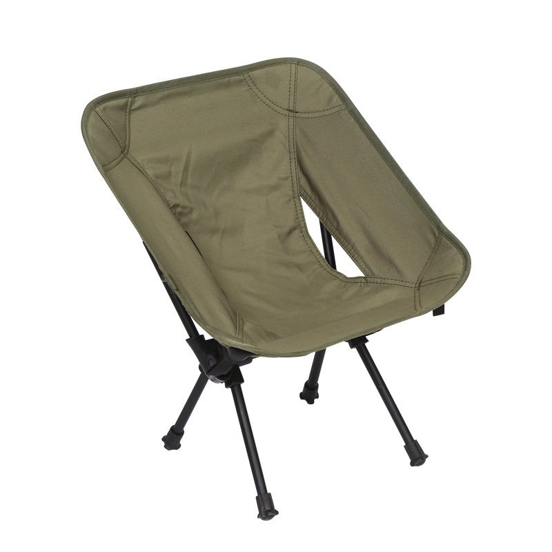 Army Green Portable Outdoor Folding Chair - Image 5